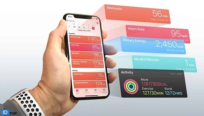 تغییرات apple health